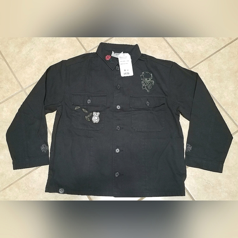 Pokemon Center Budew, Roselia, & Roserade Utility Jacket (Womens Medium)